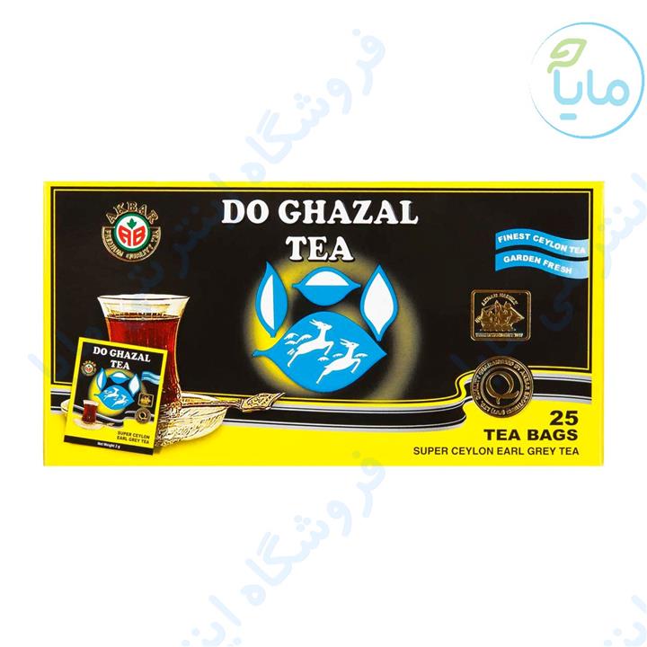 چای کیسه ای عطری آلوفویل 25 عددی دوغزال